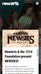 Mobile Screenshot of newarts.org